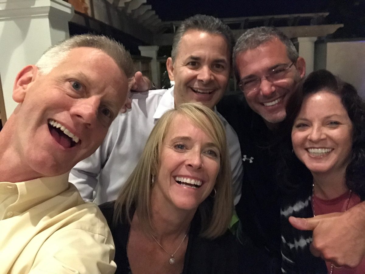 Diane living a little with family and friends