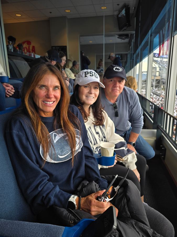 Diane living a little with family and friends